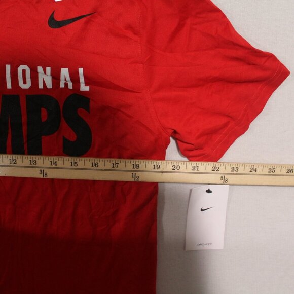 The Nike Tee Red Men Tee Shirt Georgia Bulldogs National Champs Small - Picture 7 of 9